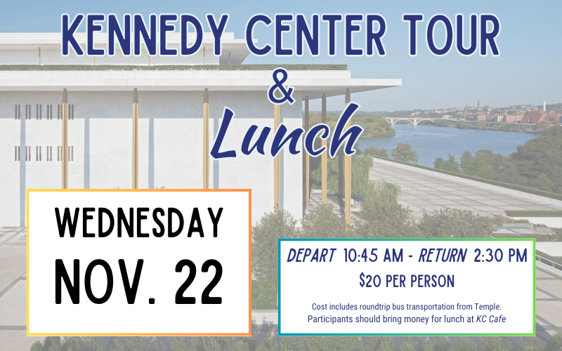 Banner Image for Kennedy Center Tour & Lunch