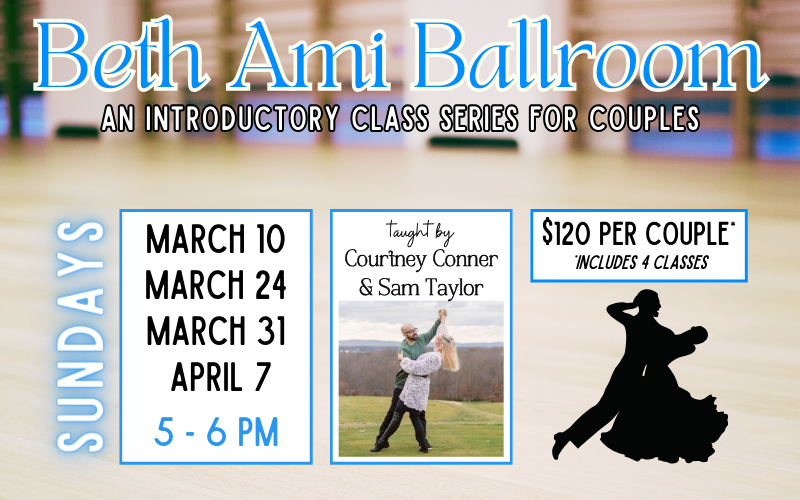 Banner Image for Beth Ami Ballroom: Introductory Class Series for Couples